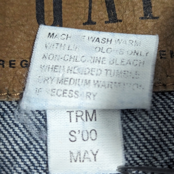 Vintage 2000 Gap Denim Trucker Style Jean Jacket Kids Boys or Girls Size Small - Picture 9 of 10